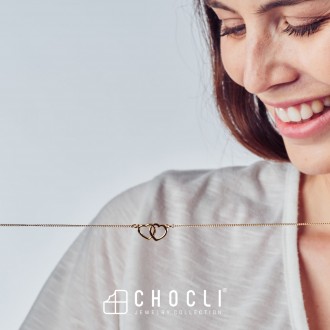 Collana CHOCLI Cuori Intrecciati