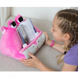 Mega Supporto in peluche per libri o tablet