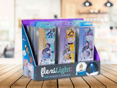 Display Luci da lettura flessibili per bambini - Unicorno 