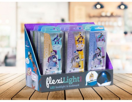 Display Luci da lettura flessibili per bambini - Unicorno 