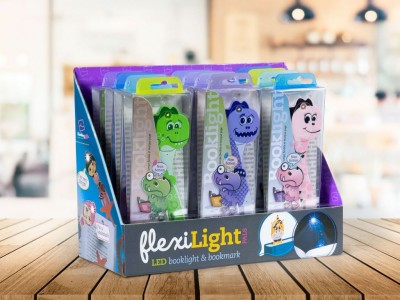Display Luci da lettura flessibili per bambini - Dino 