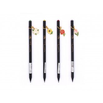 Matita con pendagli a fiori 