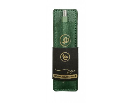 Mini Penna Esagonale con Astuccio - Verde Mini Penna Esagonale con Astuccio - Verde