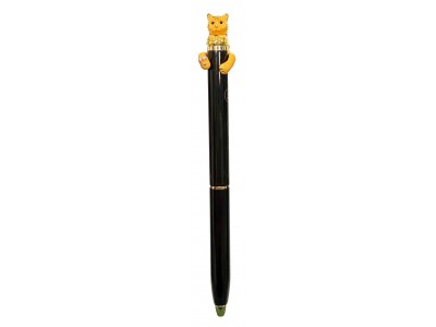Penna in metallo con top animali 3D - Gatto