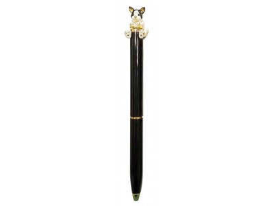 Penna in metallo con top animali 3D - Cane