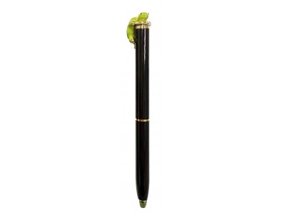 Penna in metallo con top animali 3D - Tartaruga