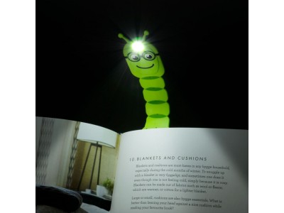 Luce da lettura flessibile per bambini - Bruco