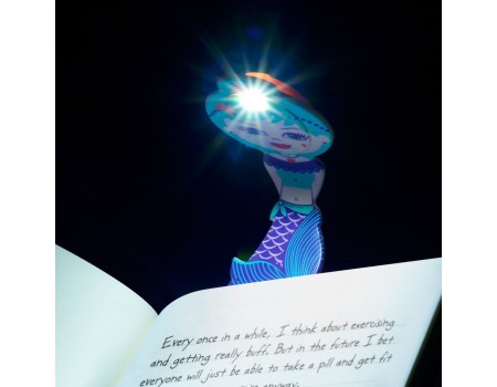 Luce da lettura flessibile per bambini - Sirena