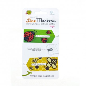 Segnalibro / Indicatore di linea magnetico - Bugs 