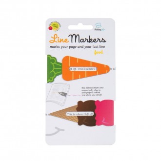 Segnalibro / Indicatore di linea magnetico - Food