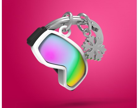Portachiavi Maschera da Sci