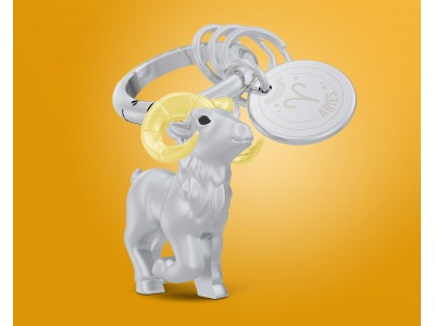 Portachiavi Segno Zodiacale Ariete Meta[l]morphose 