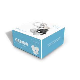 Portachiavi Segno Zodiacale Gemelli Meta[l]morphose 