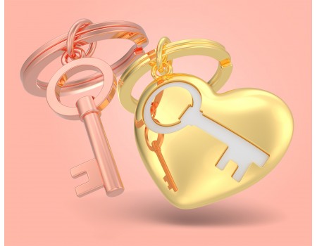 Portachiavi La Chiave del Cuore Portachiavi La Chiave del Cuore