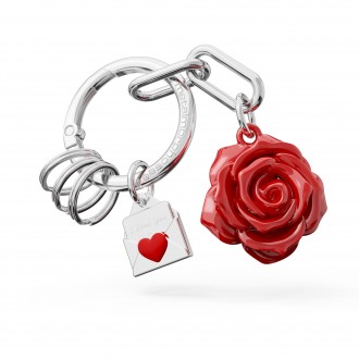 Ciondolo per borsa / Portachiavi - Rosa Ciondolo per borsa / Portachiavi - Rosa