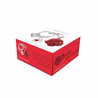 Ciondolo per borsa / Portachiavi - Rosa Ciondolo per borsa / Portachiavi - Rosa