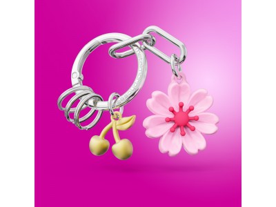Ciondolo per borsa / Portachiavi - Fiore di Ciliegio Ciondolo per borsa / Portachiavi - Fiore di Ciliegio