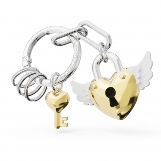 Ciondolo per borsa / Portachiavi - Lucchetto Cuore Oro Ciondolo per borsa / Portachiavi - Lucchetto Cuore Oro