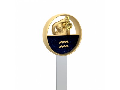 Segnalibro Segno Zodiacale Acquario Meta[l]morphose
