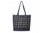 Borsa Tartan - Blu 