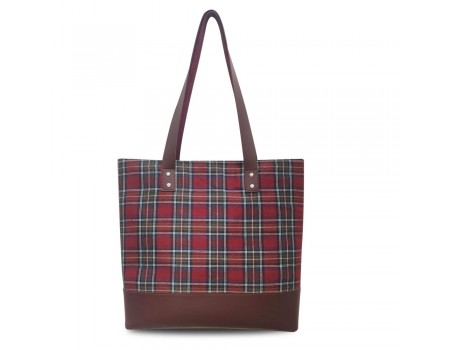 Borsa Tartan - Mattone