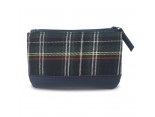 Trousse Tartan - Blu 