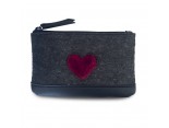 Trousse in lana cotta