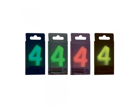 Candele che Brillano al buio Numero 4