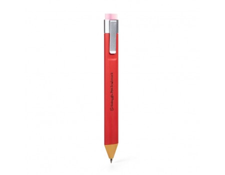 Segnalibro con penna e gomma + 2 refill