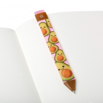 Segnalibro con penna e gomma + 2 refill 