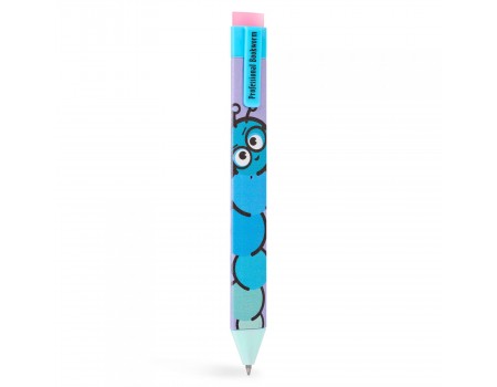 Segnalibro con penna e gomma + 2 refill
